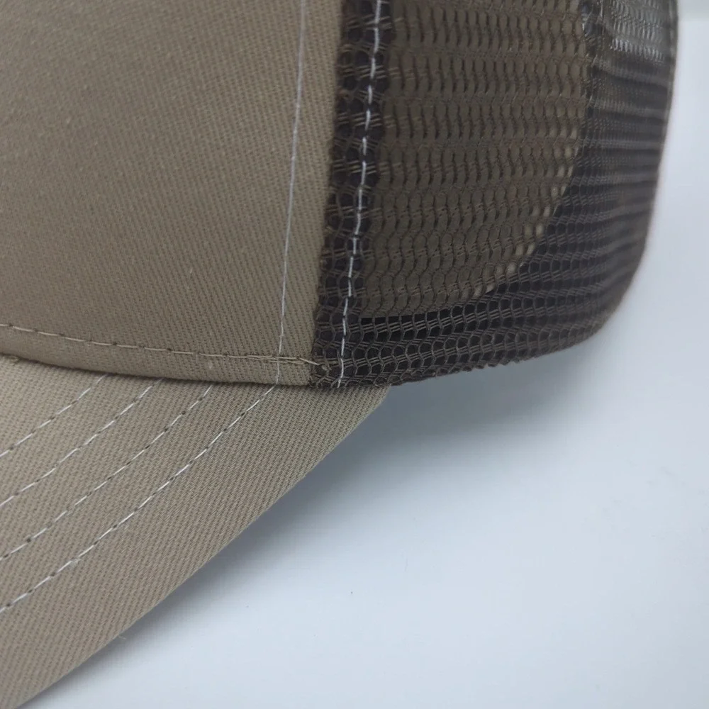 True Religion True Patch Trucker Hat Travertine Tan Brown Snapback TR4232 NEW
